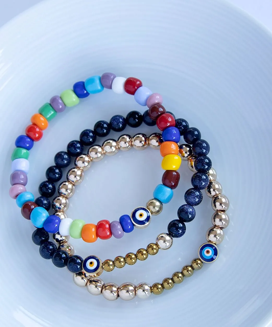 Blue shop ojo bracelet