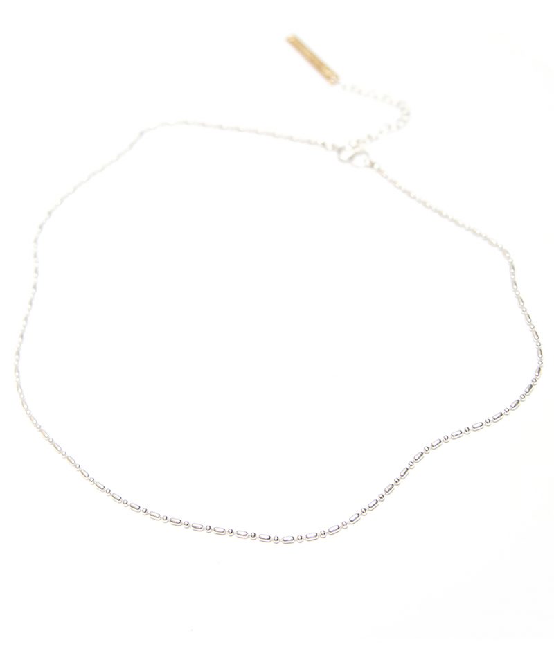Sterling Silver Dash Chain Choker Necklace