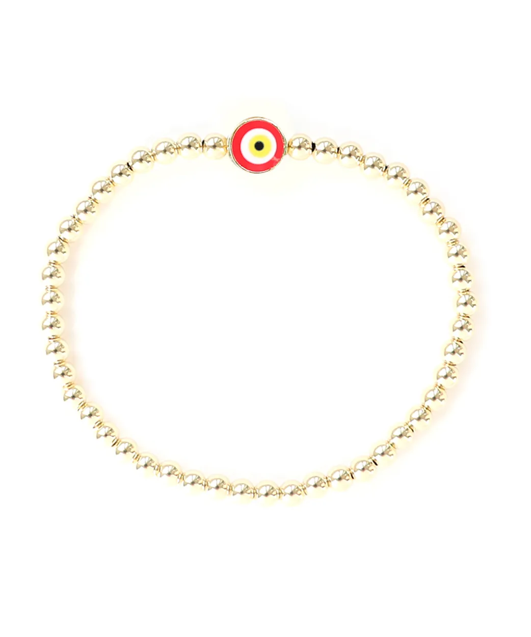 Gold filled evil eye bracelet deals