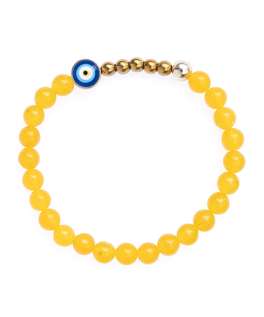 Ojo Bracelet Tangerine Jade Gold April Soderstrom