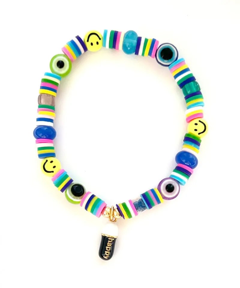 Happy Pill Bracelet – Black