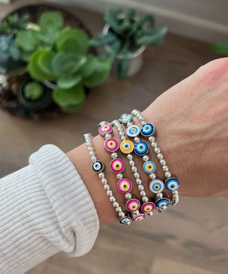 Custom Silver Good Luck Bracelet – 4.0