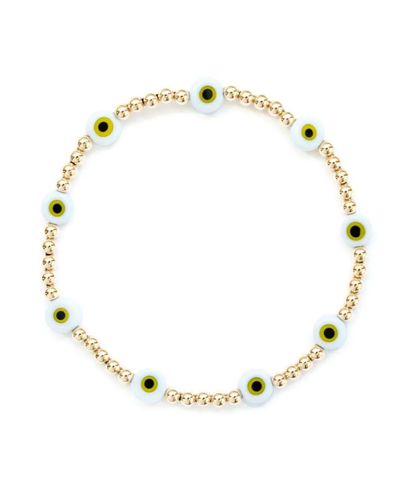 3mm Cleo Bracelet – 5mm White
