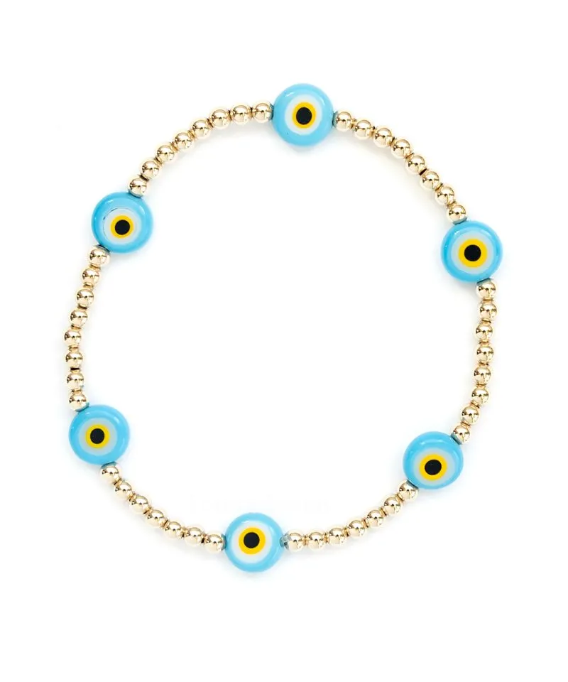 3mm Cleo Bracelet – 7mm Turquoise