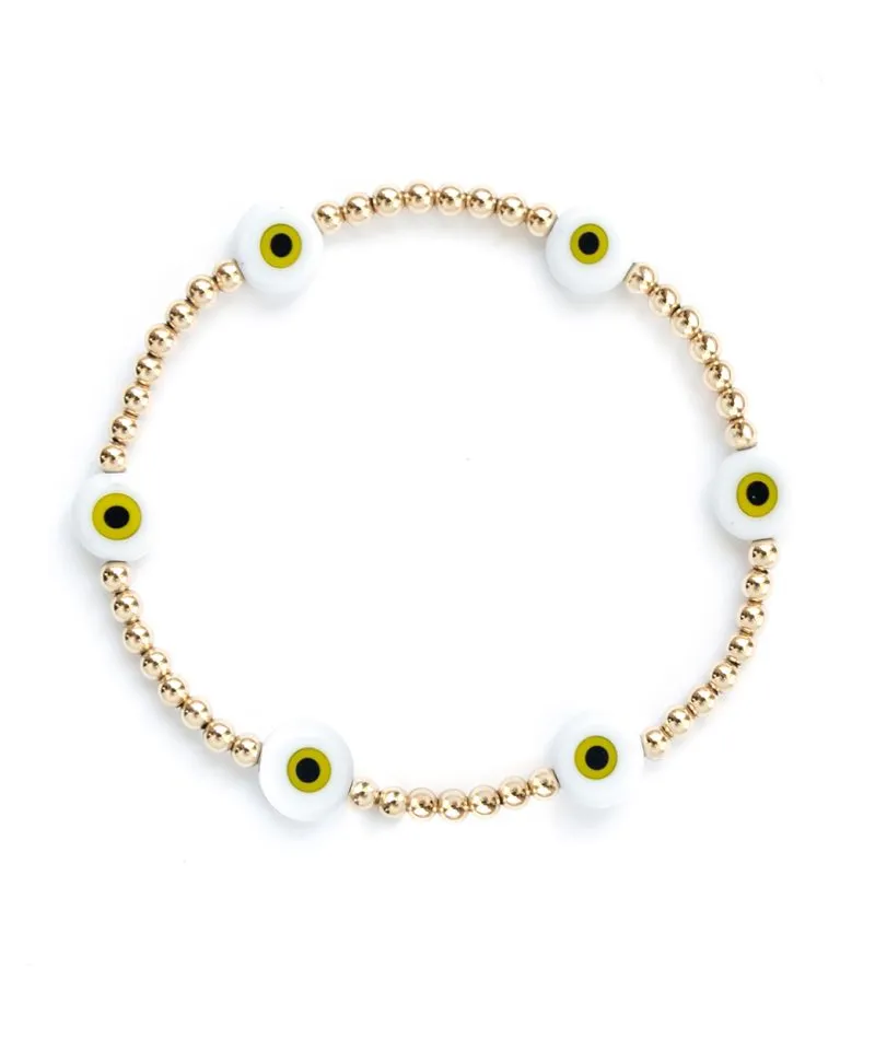 3mm Cleo Bracelet – 7mm White