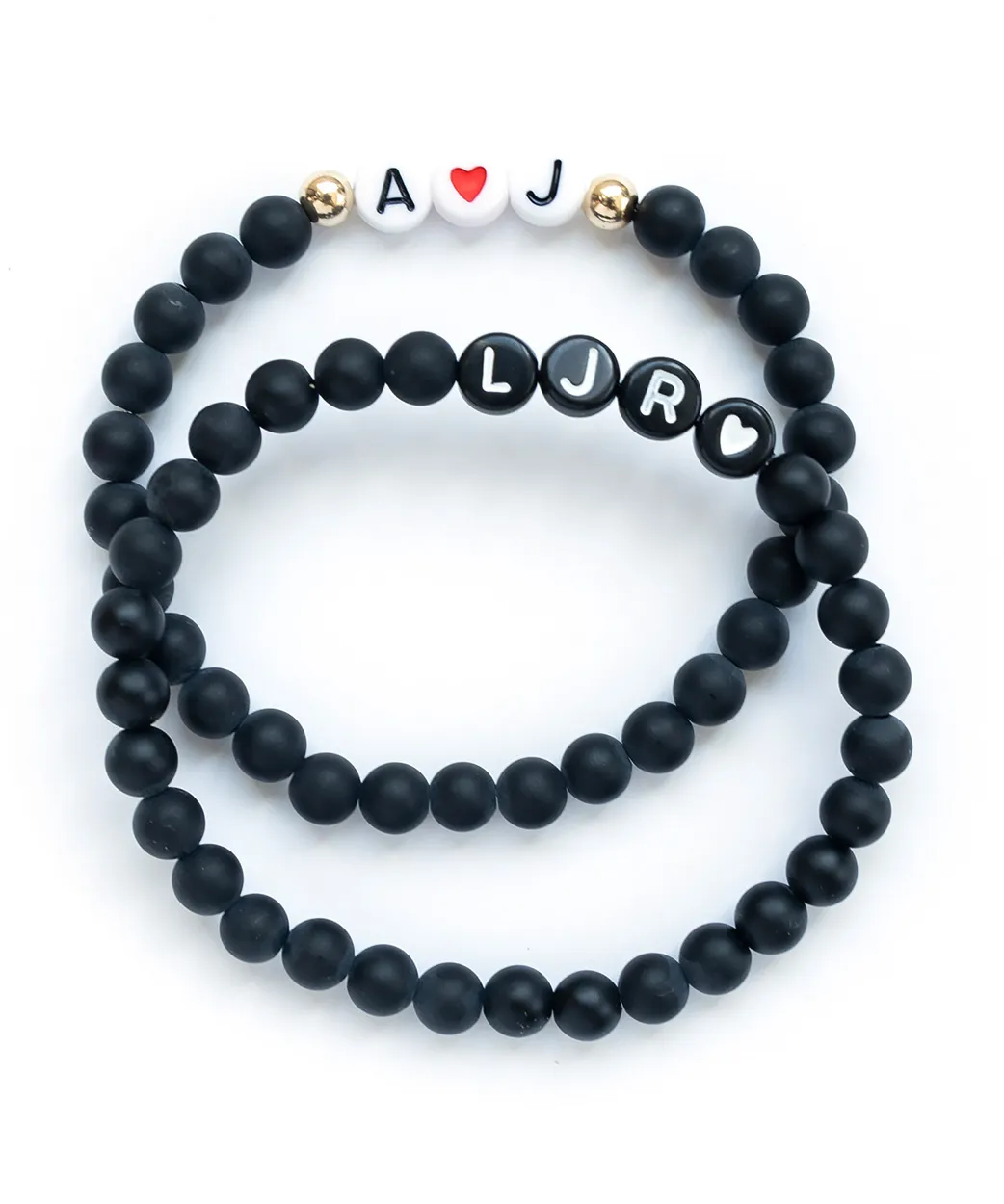 Buy Crystu Natural Black Agate Bracelet Crystal Stone 8mm Beads Bracelet  Round Shape (Color : Black) at Amazon.in