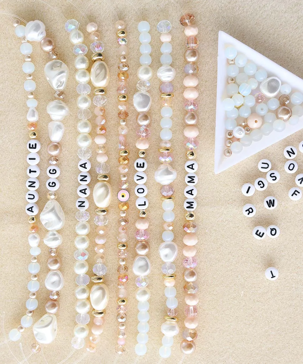 Not Your Nana's Pearls - Name Game Bracelet Kit - Image 2