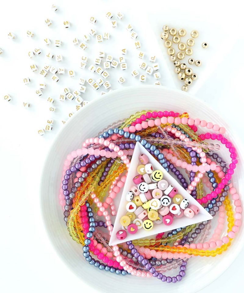 4mm Name Game Bracelet Kit – Strawberry Shine