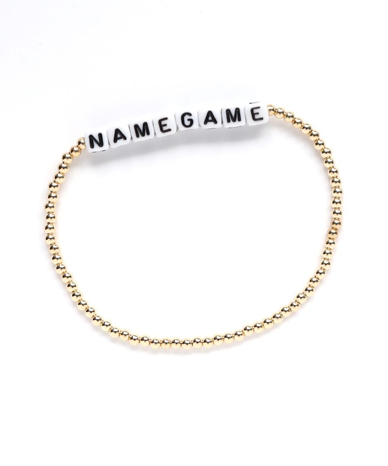 Name Game Bracelet – 2.5mm Gold Fill or Sterling Silver